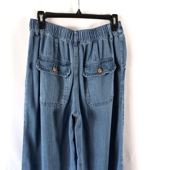Rewash Wide Leg Traveler Jeans Women’s Size 1/25 Light Wash Comfort Waistband - Picture 6 of 10